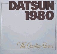 DATSUN 1980 THE QUALITY SHOWS