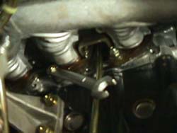 Wrench on lower manifold nuts