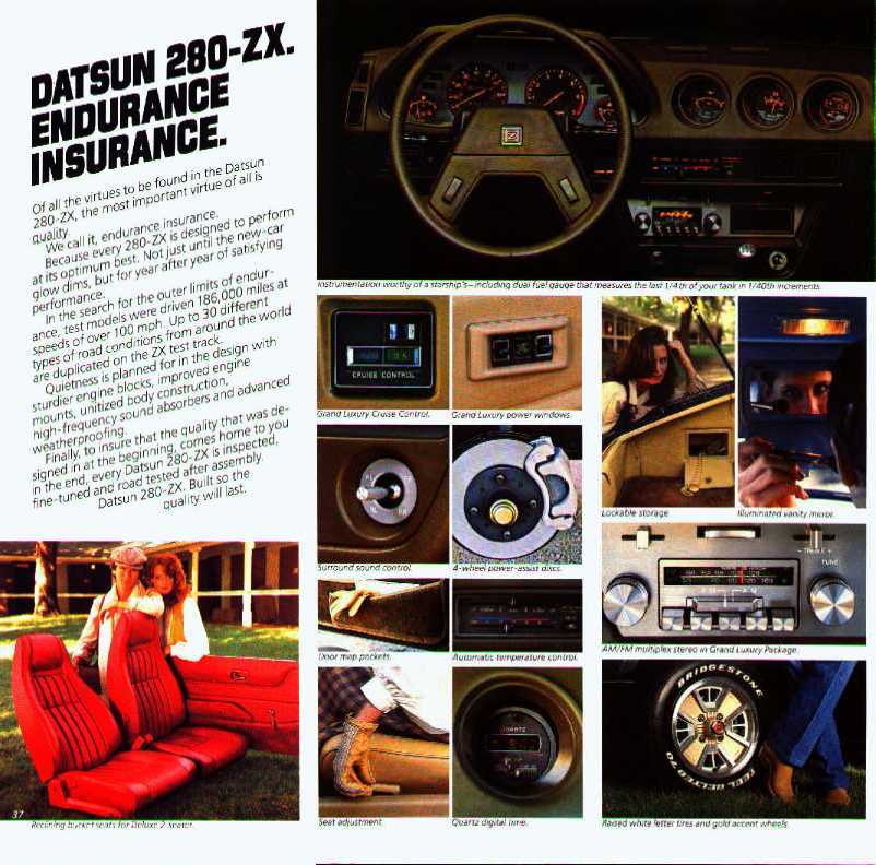 DATSUN 280-ZX. ENDURANCE INSURANCE.